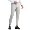 thumbnail image 5 of INSPIRE CHIC Business Dress Pant for Men's Zipper Closure Flat Front Formal Solid Color Straight Trousers, 5 of 6