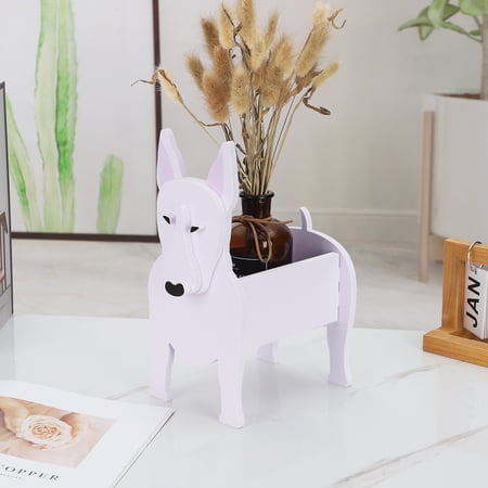 Thalyn Unique Animal Planter Pot Pot Dog Planter Pot Decorative High Load Bearing Capacity Cute Dog Flower Pot for Home Garden Decoration Bulldog Small Size