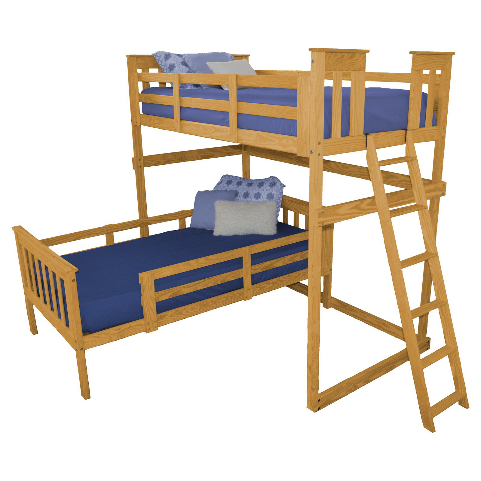 L Furniture Versaloft Mission Twin Loft, Hammock Under Bunk Bed