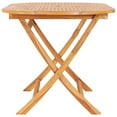 thumbnail image 4 of vidaXL 7 Piece Folding Patio Dining Set Solid Teak Wood, 4 of 11