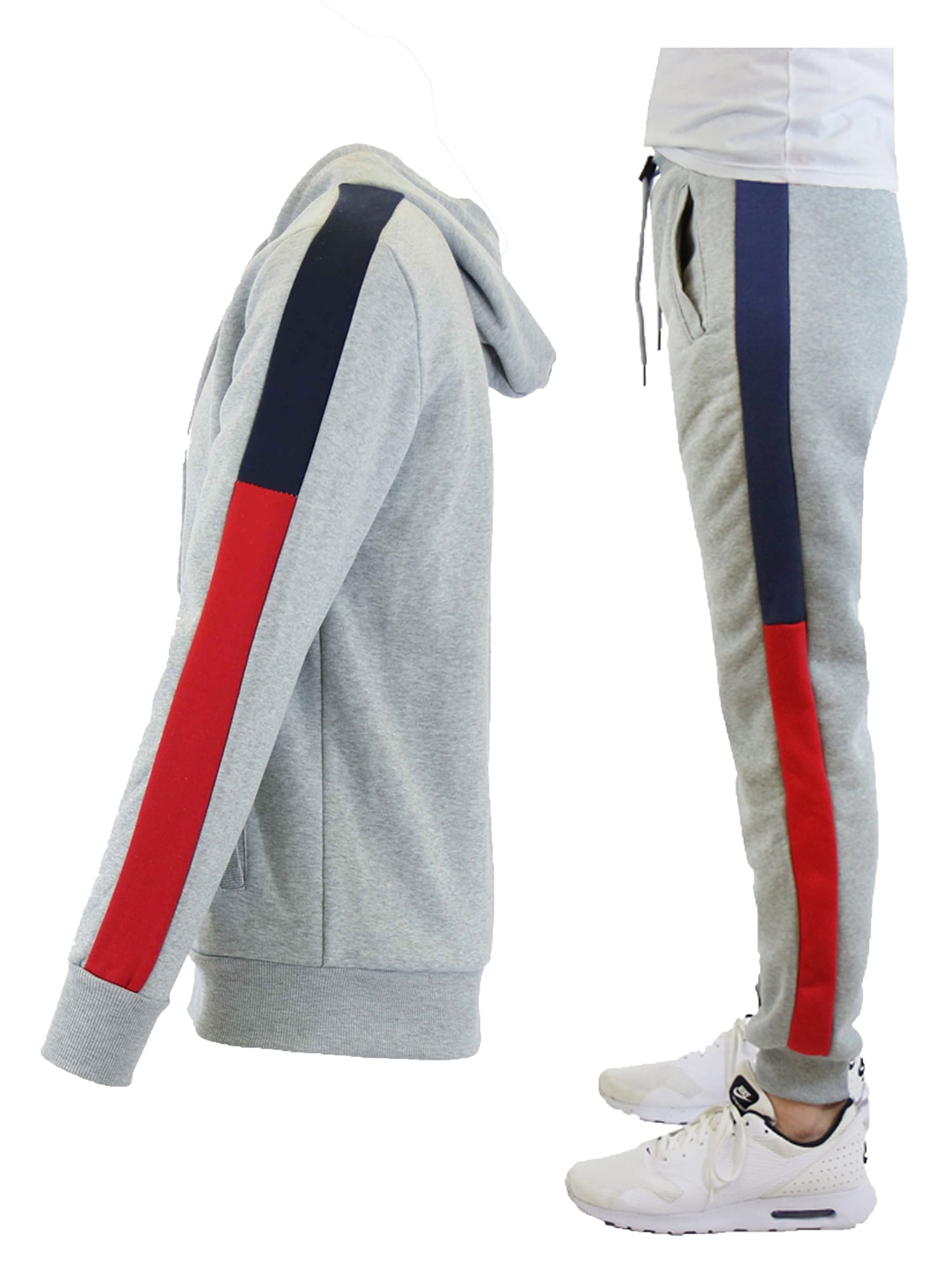 GBH - Men's Slim-Fit Fleece Hoodie & jogger 2-Piece Set - Walmart.com - Walmart.com