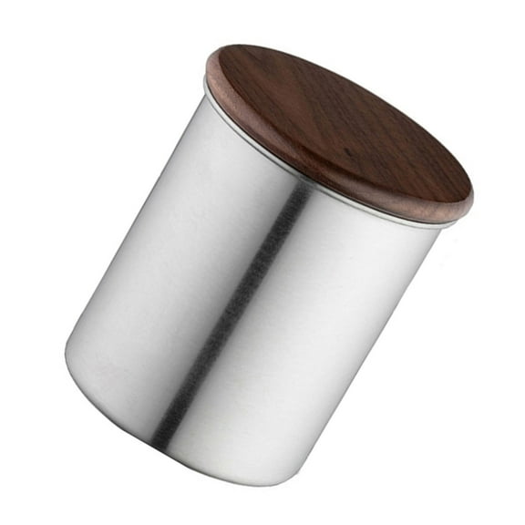 Portable Round Coffee Container Stainless Steel Coffee Canister Coffee Storage Jar Perfect Gift for Coffee Enthusiasts