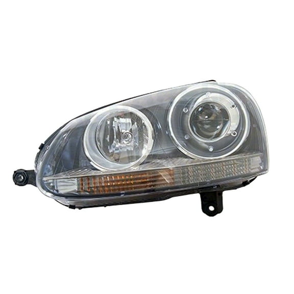 KAI New Standard Replacement Driver Side Headlight Lens And Housing, Fits 2005-2010 Volkswagen Jetta