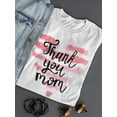thumbnail image 3 of Thank You, Mom Heart Paint Brush Tee Women's -Image by Shutterstock, 3 of 4