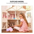 thumbnail image 7 of GOOHOCHY  2 Pcs Doll Accessories Suitcase Model Party Carrier Luggage Purple, 7 of 7