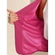 thumbnail image 5 of Blazer de Negocios INSPIRE CHIC para Mujeres, Chaquetas de Traje Casual Elegante de Oficina, Abierto, Color Rosa Fucsia, 5 of 6