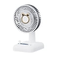 thumbnail image 1 of Portable Fan USB Rechargeable Desktop Mini Fan Portable Small Cooling Fan for Dorm Students Office Travel Outdoor Use, 1 of 7