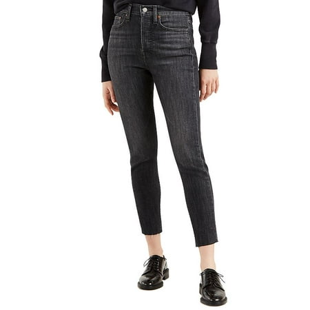 LEVI'S Wedgie High Rise Soft Ultra Black Skinny Jeans 24 | Walmart Canada