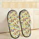 thumbnail image 2 of Fotbe Hippopotamus Pantuflas Peludas para Mujer con Estampado, Zapatillas de Peluche, Zapatos de Invierno para Casa, Uso Interior y Exterior-Large, 2 of 8