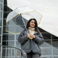 thumbnail image 4 of Canopi by ShedRain 52" Auto Open Bubble Rain Umbrella - Clear Yellow, 4 of 4