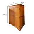 thumbnail image 1 of ARMARIO MADERA MACIZA MAPLE PARA NIÑO Y NIÑA ANCHO 110CM  ALT 158CM PROF 60CM IDEAS EN ORDEN ARMARIO PARA NIÑO ANCHO 110CM  ALT 158CM PROF 60CM MAPLE, 1 of 4