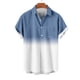 thumbnail image 4 of Mens Casual Manga Corta Botón Abajo Camisas Turndown Cuello Blusa de Impresión, Poliéster Ligero Top de la Moda para el Verano Al Aire Libre Y el Uso Diario, 4 of 6