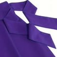 thumbnail image 5 of Long Skirts for Women Trendy Vintage Flare Skirt Midi Length Casual Soft High Waisted Bow A Line Summer Skirts Purple L, 5 of 5