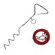 thumbnail image 4 of Cable de para Perros Y de - Construcción de material acero Templado - 6 mm x 5m Rojo 6mmx5Meter Rojo Colco Cable de amarre para perros, 4 of 8