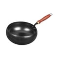 thumbnail image 4 of Sartén Wok Wok de Cocina Manual Forjado Universal Versátil Mango de Madera Wok Chino sin tapa, 4 of 9