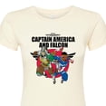 thumbnail image 3 of Marvel Captain America: Brave New World - Falcon Team Up - Juniors Fitted Tee, 3 of 5