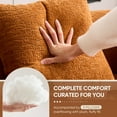thumbnail image 4 of Timbernest 65" Loveseat, Modern Modular Sofa in a Box for Small Spaces, Orange, 4 of 13