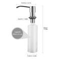 thumbnail image 5 of Dispensador de jabón para debajo del fregadero de la cocina, botella con bomba de líquido de mano, fácil instalación, 300 Ml, para lavabo del baño, 5 of 5