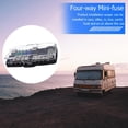 thumbnail image 4 of LED Car Audio Distribution Block Fuse Holder with 30A 60A 100A Mini ANL Fuses, 4 of 8