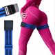 thumbnail image 1 of Bandas para glúteos (paquete de 2), bandas de restricción del flujo sanguíneo para mujeres y hombres, bandas de entrenamiento BFR ajustables para glúteos y desarrollo de cadera, bandas de resistencia, 1 of 5