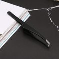 thumbnail image 5 of JUNTEX Pro Women Eyebrow Tweezers Hair Beauty Slanted Stainless Steel Tweezer Tool, 5 of 9