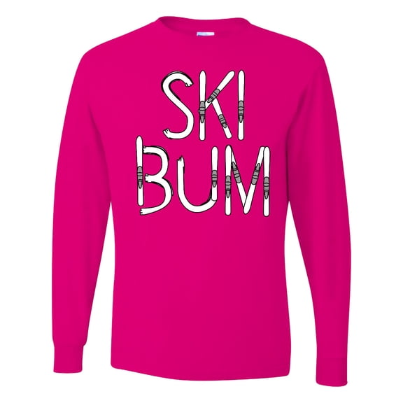 Inktastic Ski Bum Long Sleeve T-Shirt
