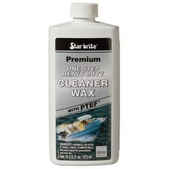 Star Brite 089616P One Step Heavy Duty Cleaner Wax With Ptef - 16 Oz.