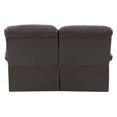 thumbnail image 2 of CorLiving Plush Reclining Bonded Leather Loveseat, 2 of 9