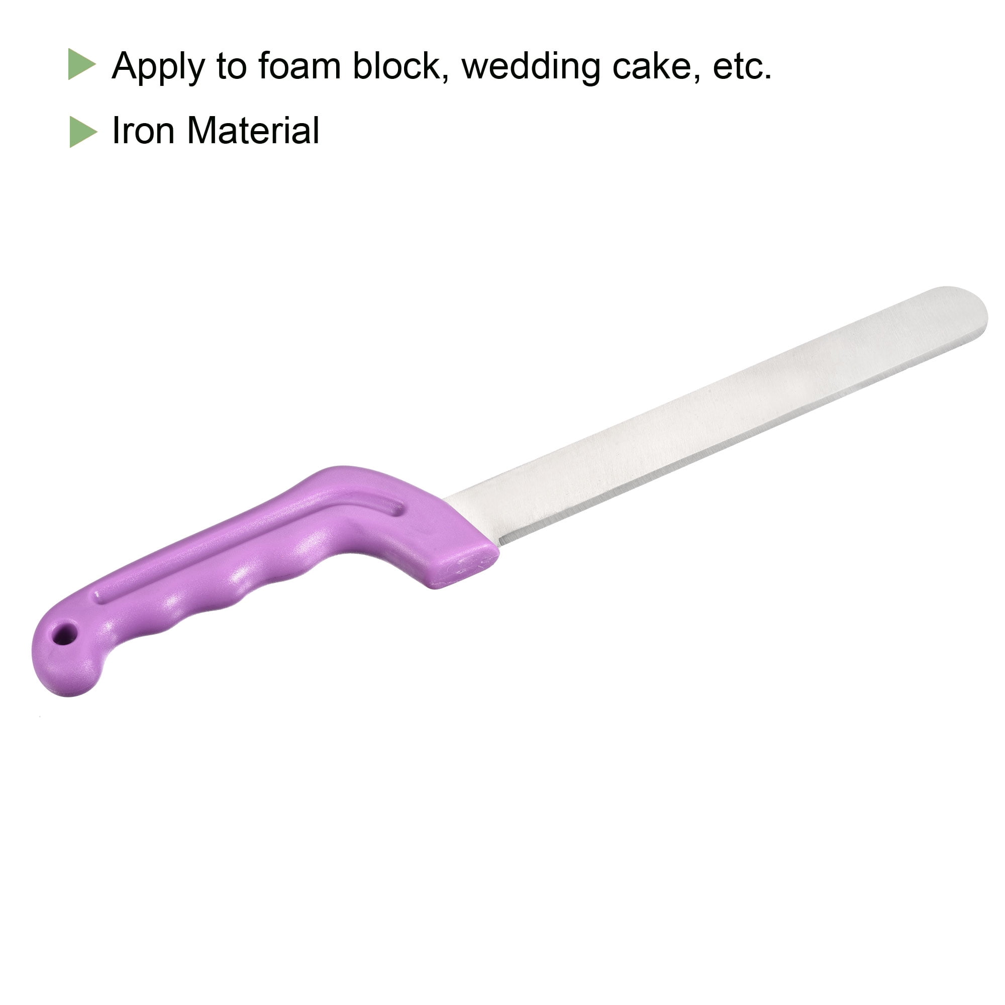 Tinsow Floral Foam Knife Florist Professional Cutting Knife for Flower Foam Block Cake Fruit Utility Knife for Floral Foam Block Bricks (Light Purple)