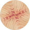 thumbnail image 1 of Ahgly Company Machine Washable Indoor Round Transitional Pastel Orange Area Rugs, 8' Round, 1 of 7