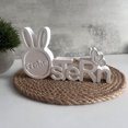 thumbnail image 3 of Billuyoard Molde de silicona de Pascua, molde de fundición de conejito 3D para decoración de primavera, molde de silicona, molde de yeso de Kits para hacer velas, 3 of 4