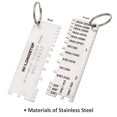 thumbnail image 4 of Wire/Metal Sheet Thickness Gauge 229895 Welding Gage Plated Size Inspection Tool [NOT Cheap Stamping Version], 4 of 4