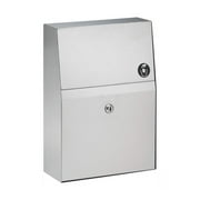 Bradley 4722-150000 - Standard Series Napkin Disposal, Surface-Mounted