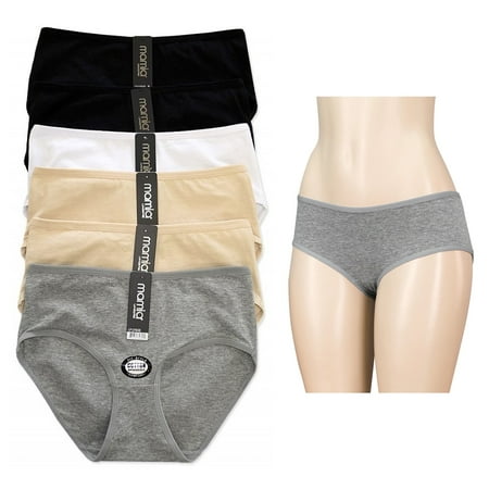 12 Women Lady Cotton Underwear Briefs Panties Knickers Bikini Boy Short Sport