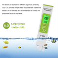 thumbnail image 2 of 5-in-1 TDS/EC/Salinity/S.G./Temperature Salt Meter Digital Sea Water Quality Tester for Swimming Pools, 2 of 7