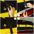 thumbnail image 5 of Elevon Car Rooftop Cargo Carrier Bag Waterproof Roof Rack Storage, Yellow for All Vehicles, 5 of 7