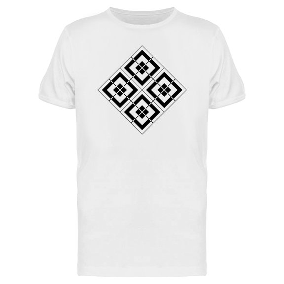 Set of four rhombus in hipster style Men's T-shirt
