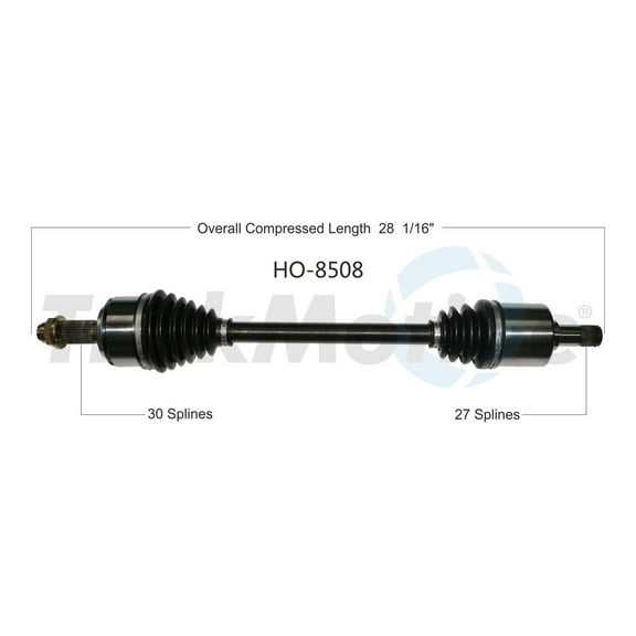 CV Axle Shaft Fits select: 2013-2015 HONDA CROSSTOUR