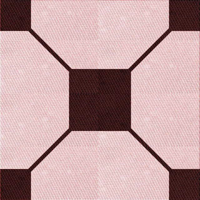Ahgly Company Machine Washable Indoor Square Transitional Light Rose Pink Area Rugs, 4' Square