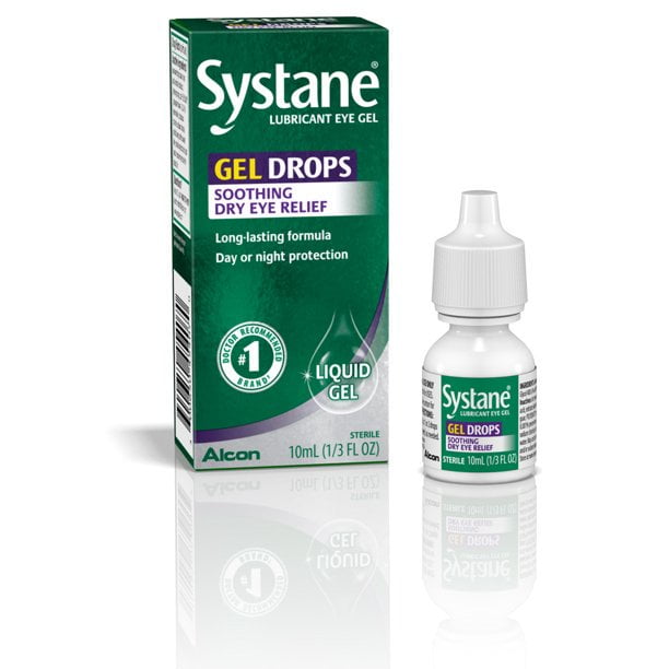 Systane Soothing Dry Irritated Eye Drops Lubricant Intensive Shield, 0.33oz