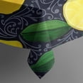 thumbnail image 5 of Yellow Lemon Blueberries DarkBlue Pattern Square Tablecloth,Waterproof Square Table Cover,Wipeable Spillproof Washable Table Cover for Home Kitchen Party Decor 60"x60"(152x152cm), 5 of 6