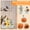3PCS, variant on Cute Resin Ghost Pumpkin Figurine 2.55in, Halloween Decor Indoor Tabletop Accent, Halloween Decorations Mini Pumpkin Ghost Statue for Living Room Study Shelf Halloween Party Gift