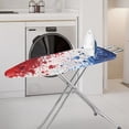 thumbnail image 2 of HELLHERO Red and Blue Ink Pattern Design Ironing Board Cover 3 Fasteners Replacement Elastic Edge Soft, 2 of 5