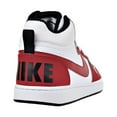 thumbnail image 3 of Nike Court Borough Mid Big Kid's Shoes White/Gym Red/Black 839977-103, 3 of 6