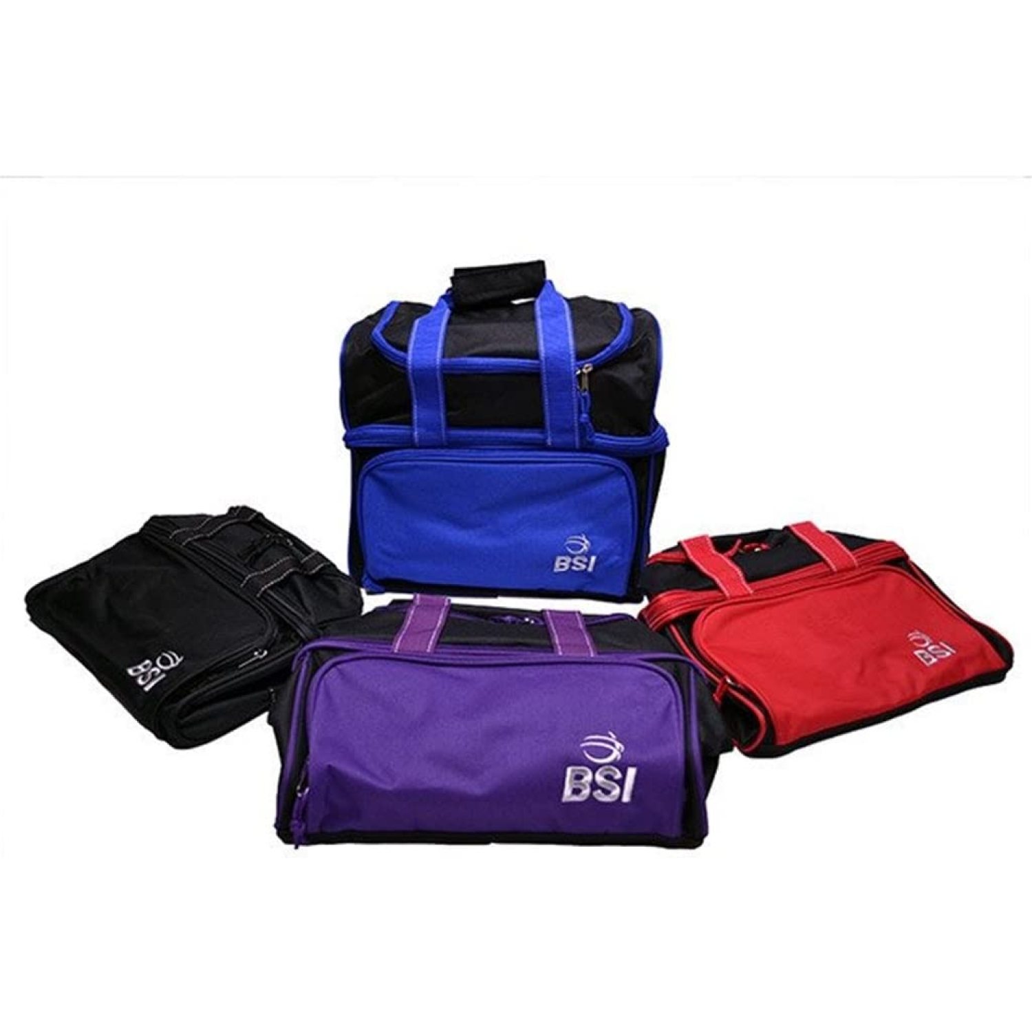 Candlepin Heavy Duty Bowling Bag Purple, Includes foam ball insert