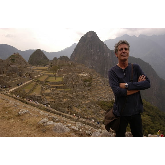 Anthony Bourdain Poster Mountain Top 27Inx40In for any room 27x40 Square Adults Poster Time