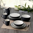 thumbnail image 4 of Noritake Colorwave Graphite 16-Piece Coupe Dinnerware Set, Service for 4, 4 of 7
