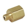 Adapter, Pipe 1/2 F x 3/8 M In, Hex 1-1/8