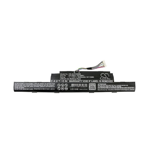5200mAh AS16B5J AS16B8J KT.0060G.001 Battery for Acer Travelmate P259-G2-M-50E4, E5 , F5, Travelmate P259
