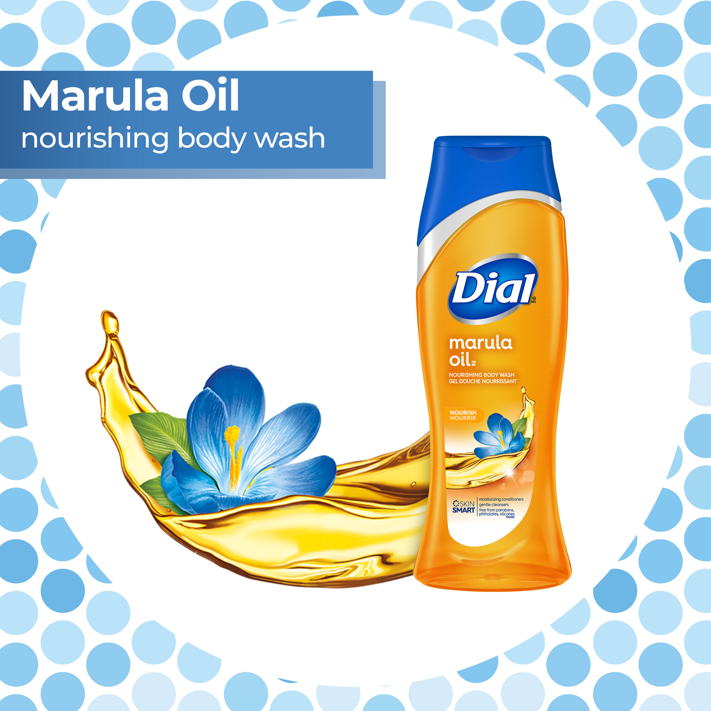 Dial Body Wash, Pamper & Indulge Marula Oil, 21 fl oz - image 5 of 11